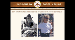 Desktop Screenshot of bootsnspurs.com