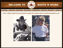 Tablet Screenshot of bootsnspurs.com